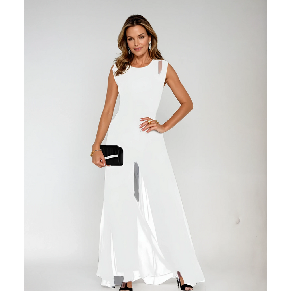 Nokmo | Women's Wide Leg Jumpsuit with Overlay