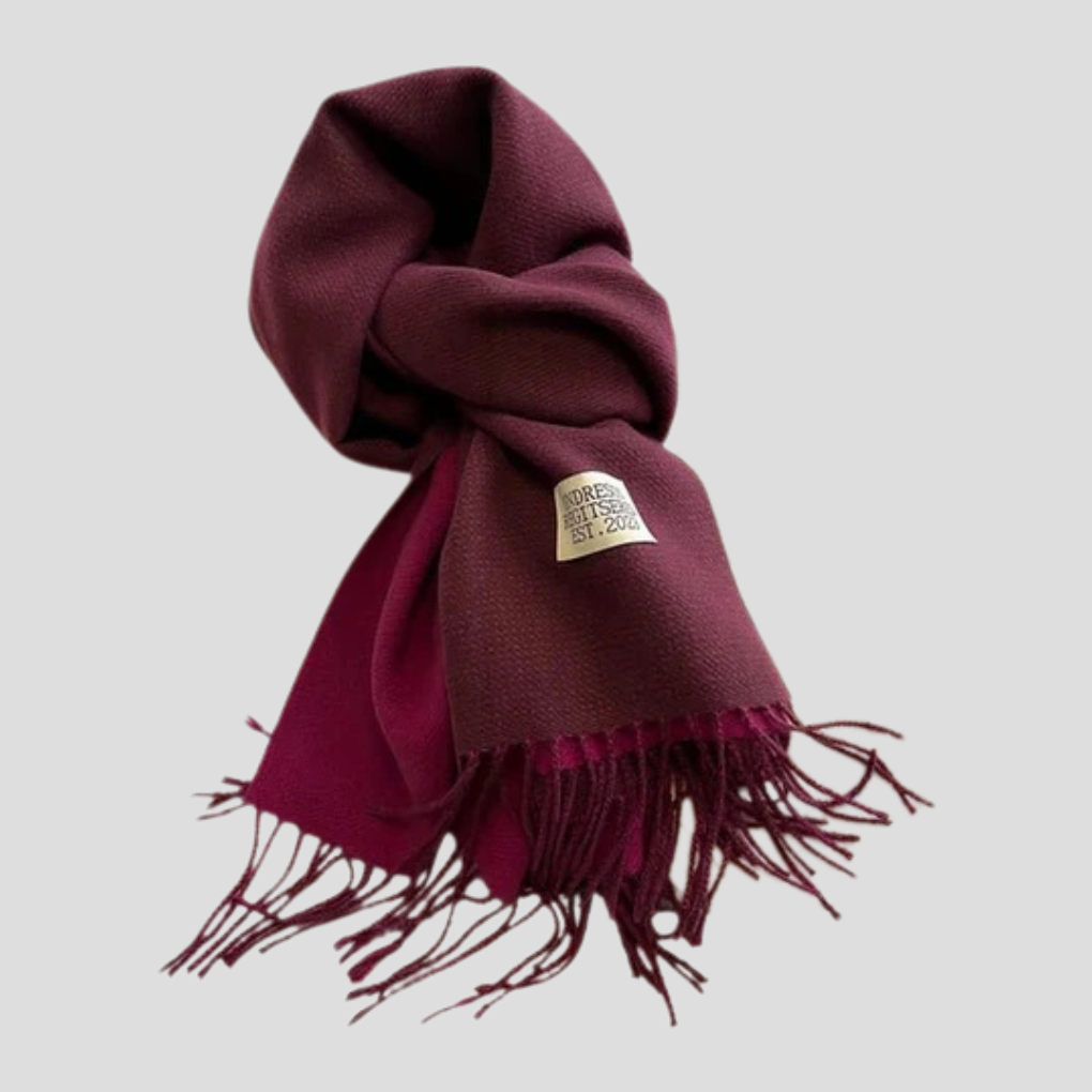 Nokmo | Women's Winter Scarf with Fringed Ends