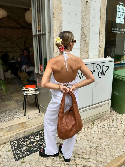 Nokmo | Women's Woven Hobo Bag
