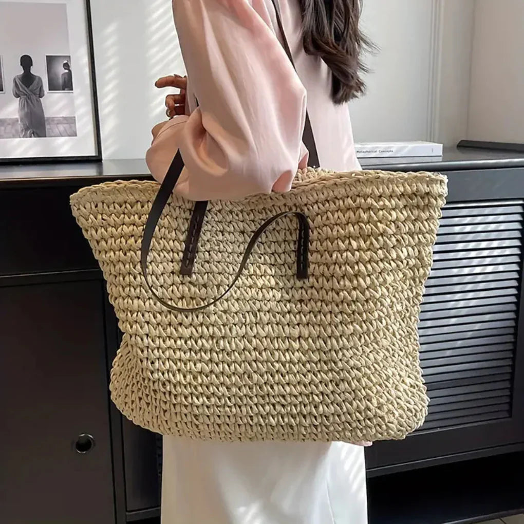 Nokmo | Women's Woven Tote Bag - Large Carryall