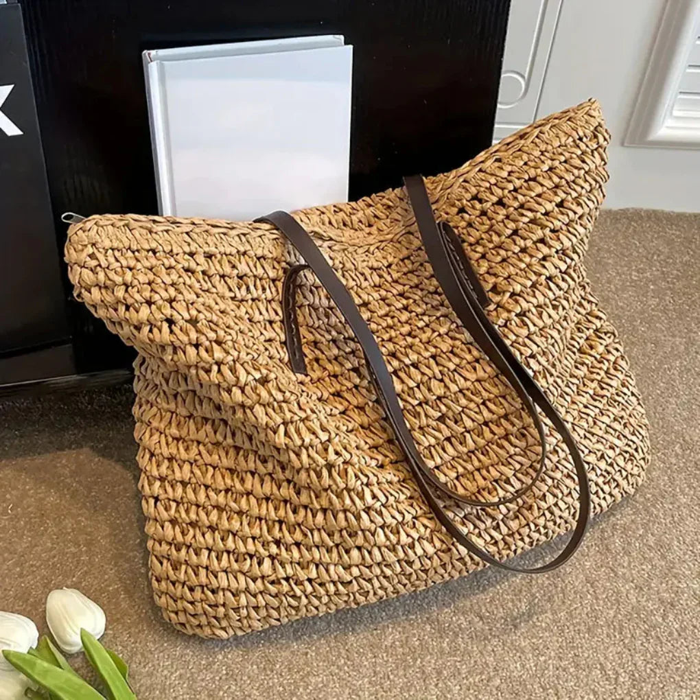 Nokmo | Women's Woven Tote Bag - Large Carryall