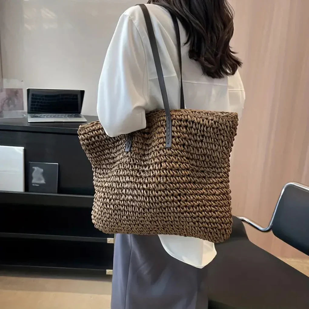 Nokmo | Women's Woven Tote Bag - Large Carryall