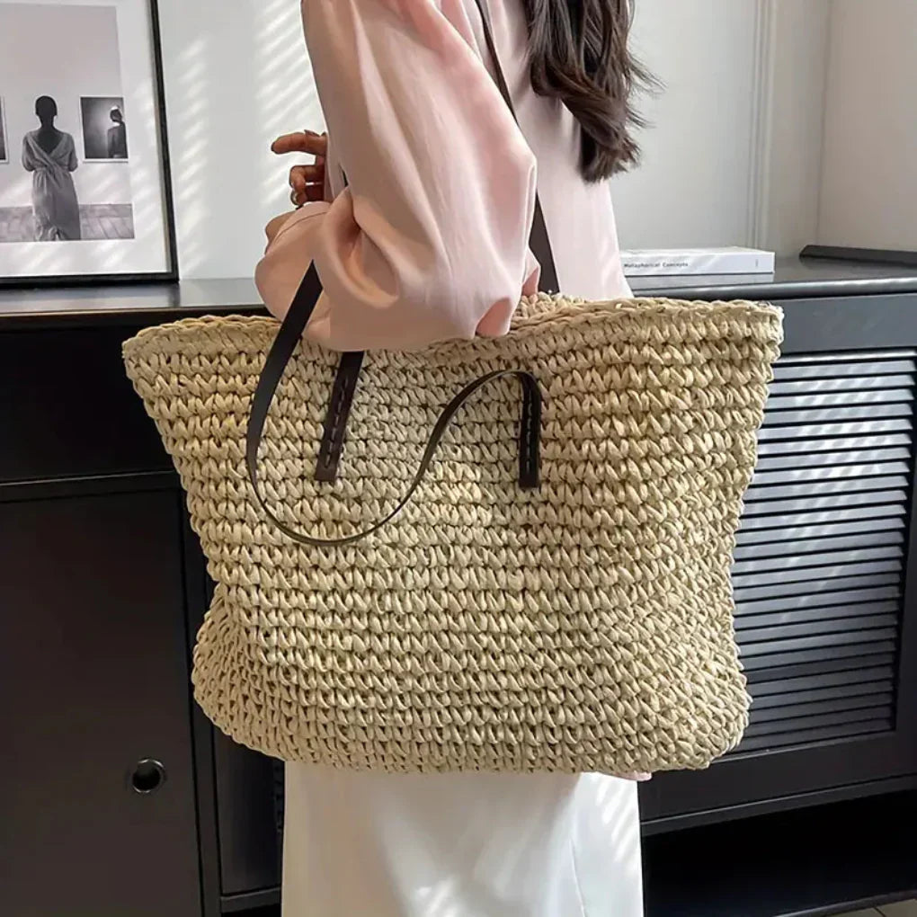 Nokmo | Women's Woven Tote Bag – Oversized Carry-All