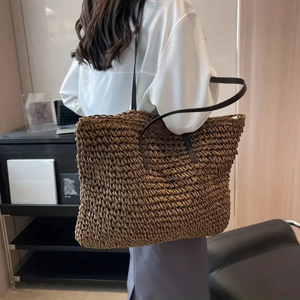 Nokmo | Women's Woven Tote Bag – Oversized Carry-All