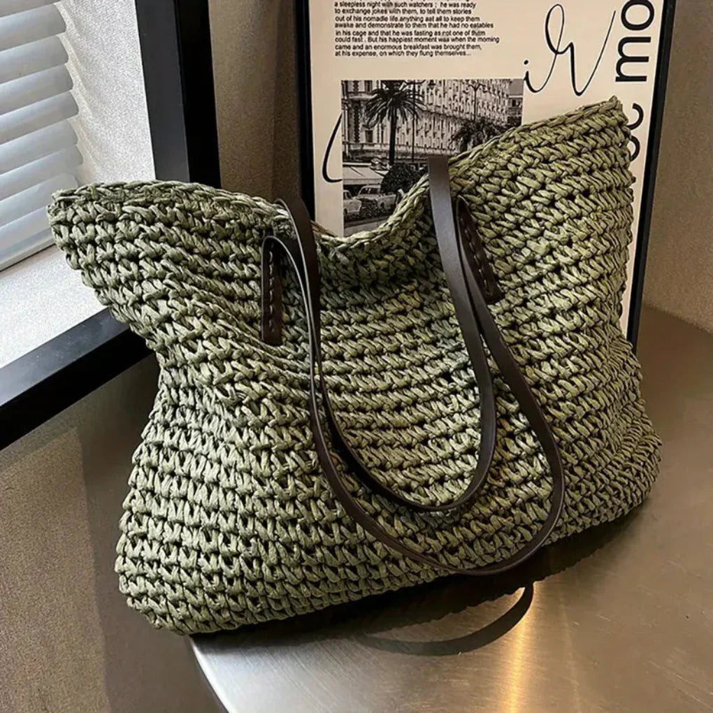 Nokmo | Women's Woven Tote Bag – Oversized Carry-All