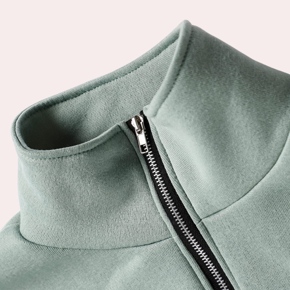 Nokmo | Women's Zip Neck Sweatshirt & Jogger Set