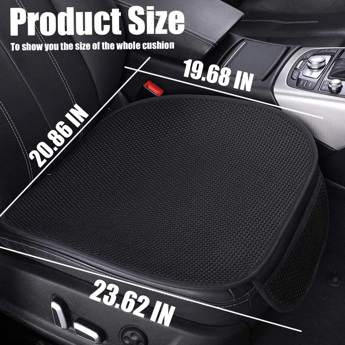Non-Slip Car Cushion Made of Ice Silk, Suitable for Summer