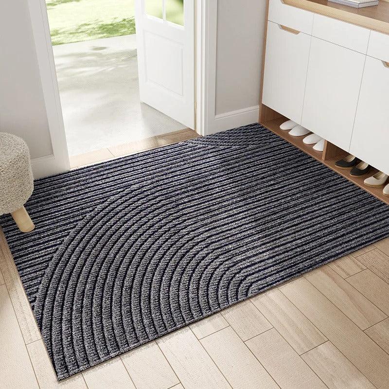 Non-slip doormat with dirt collector