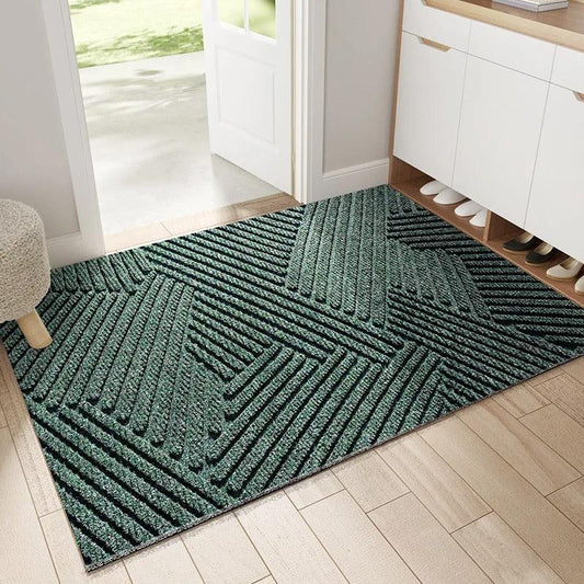 Non-slip doormat with dirt collector