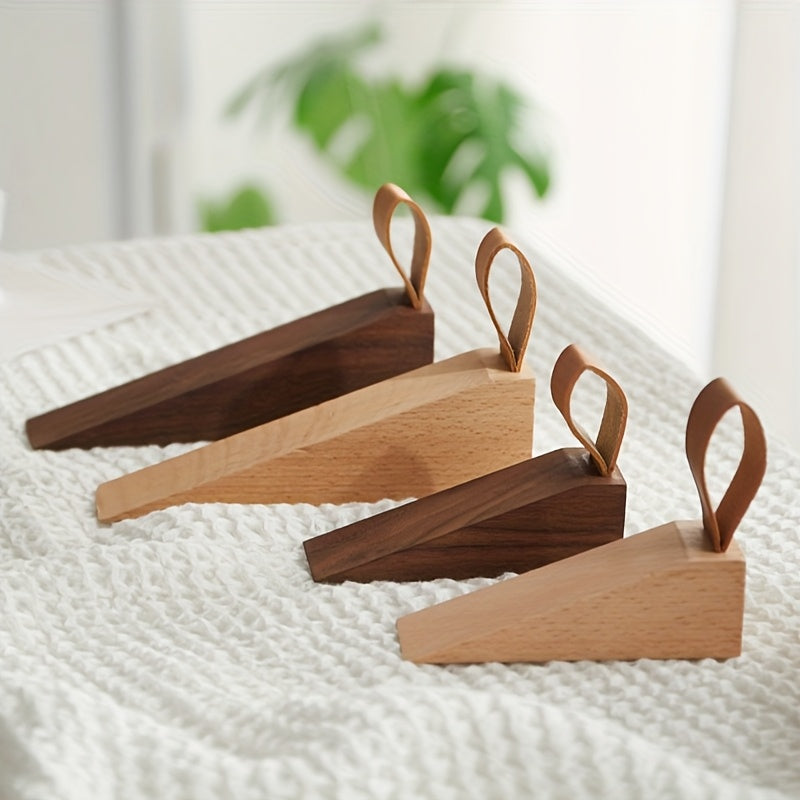NordGrip - Door Stop in Solid Wood – Minimalist Scandinavian Non-Slip Wedge