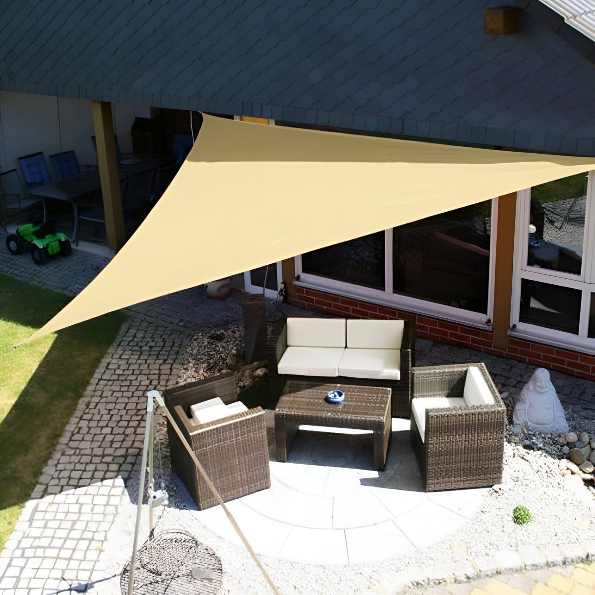 OUTDOORSHADE – Rectangular Sun Umbrella for Balcony and Garden Comfort