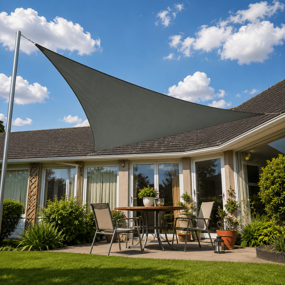 OUTDOORSHADE – Rectangular Sun Umbrella for Balcony and Garden Comfort