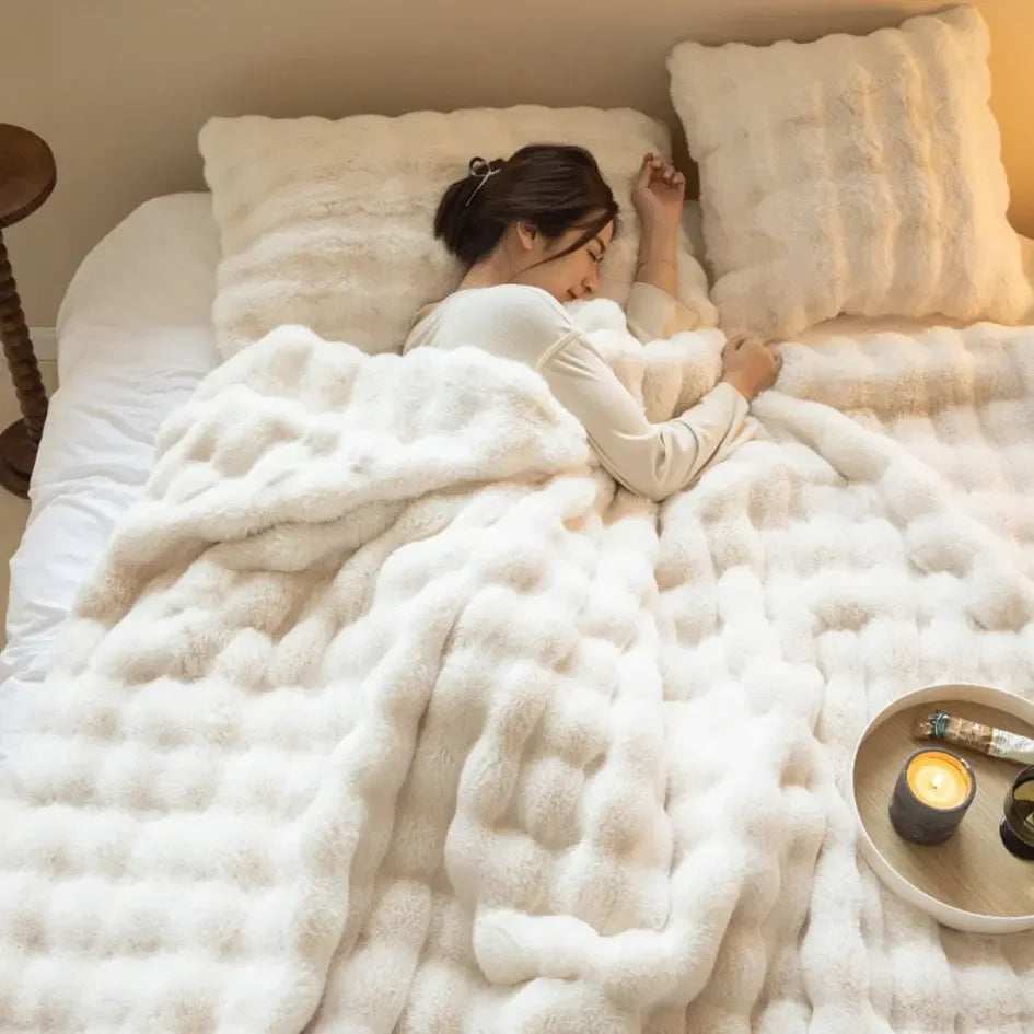 Plaid WarmWol – Ultra-Soft Fleece Blanket, Exceptional Warmth for All Seasons