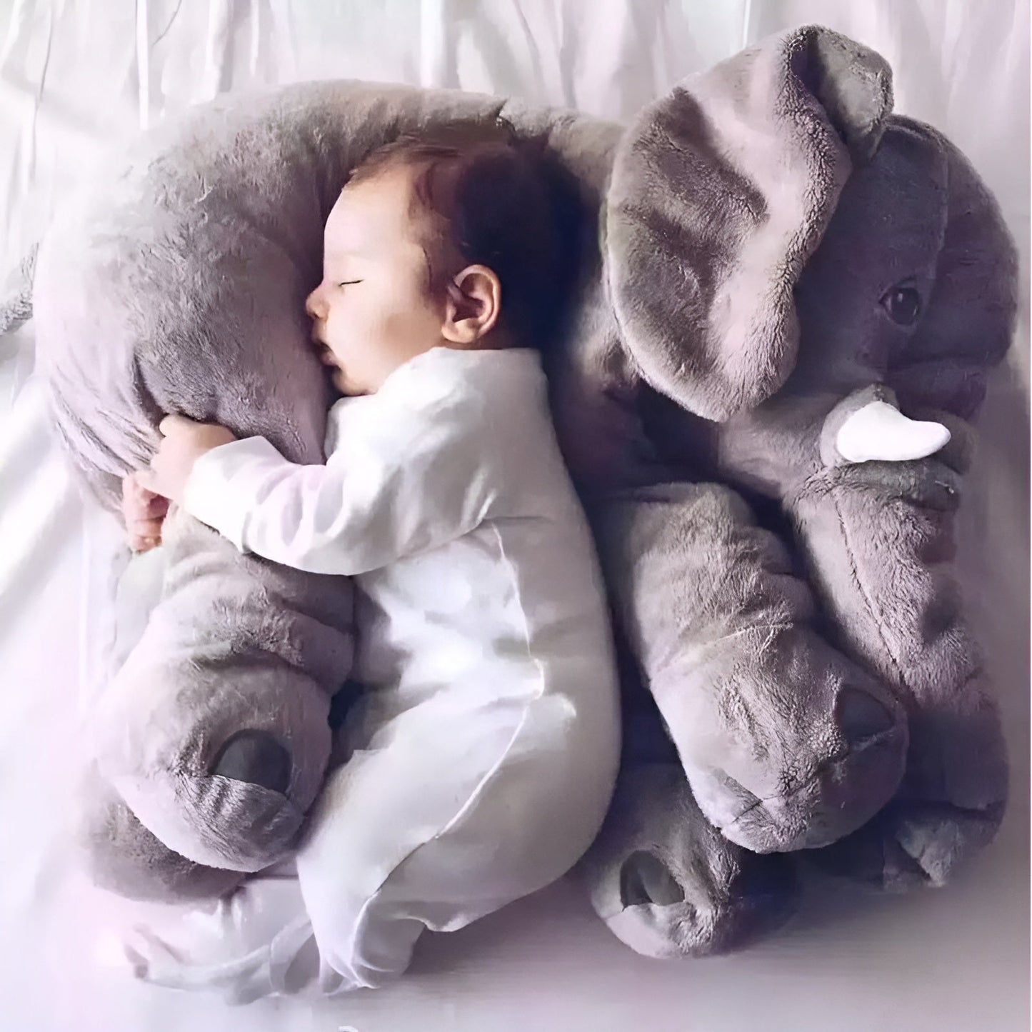 Plush Elephant | Large Cushion and Stuffed Elephant for Babies and Children