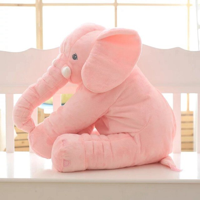 Plush Elephant | Large Cushion and Stuffed Elephant for Babies and Children