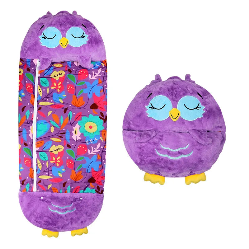 Plush Sleeping Bag Cuddly Cushion for Children