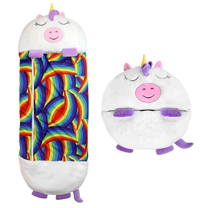 Plush Sleeping Bag Cuddly Cushion for Children