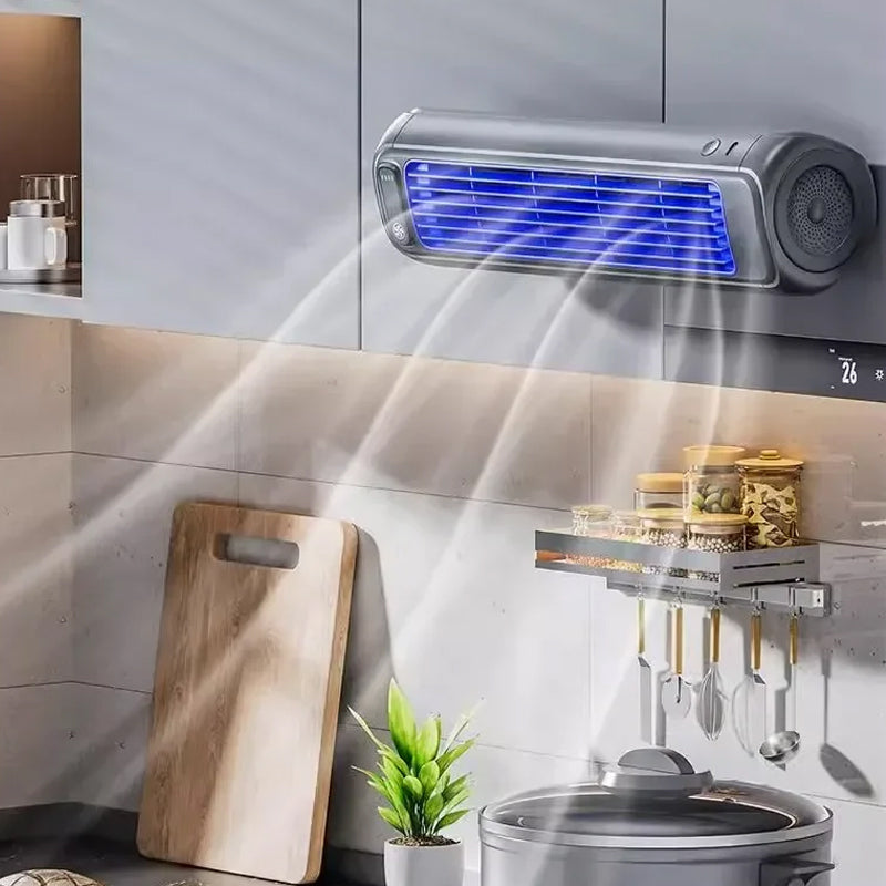 Portable Air Cooler | Wall-Mountable, Quick Cooling & Long-Lasting Battery for Home and Office Use | Nokmo