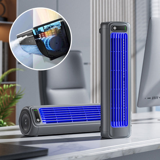 Portable Air Cooler | Wall-Mountable, Quick Cooling & Long-Lasting Battery for Home and Office Use | Nokmo
