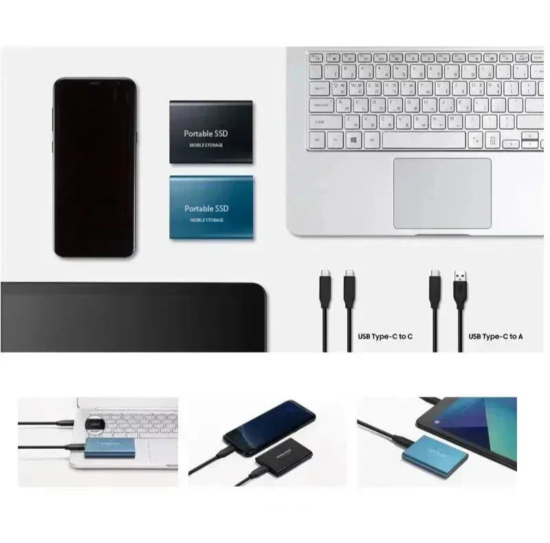 Portable SSD Compact, high-speed storage