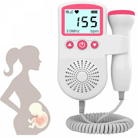 Prenatal Heartbeat Listener for Children - Portable Fetal Doppler Monitor for Expecting Mothers