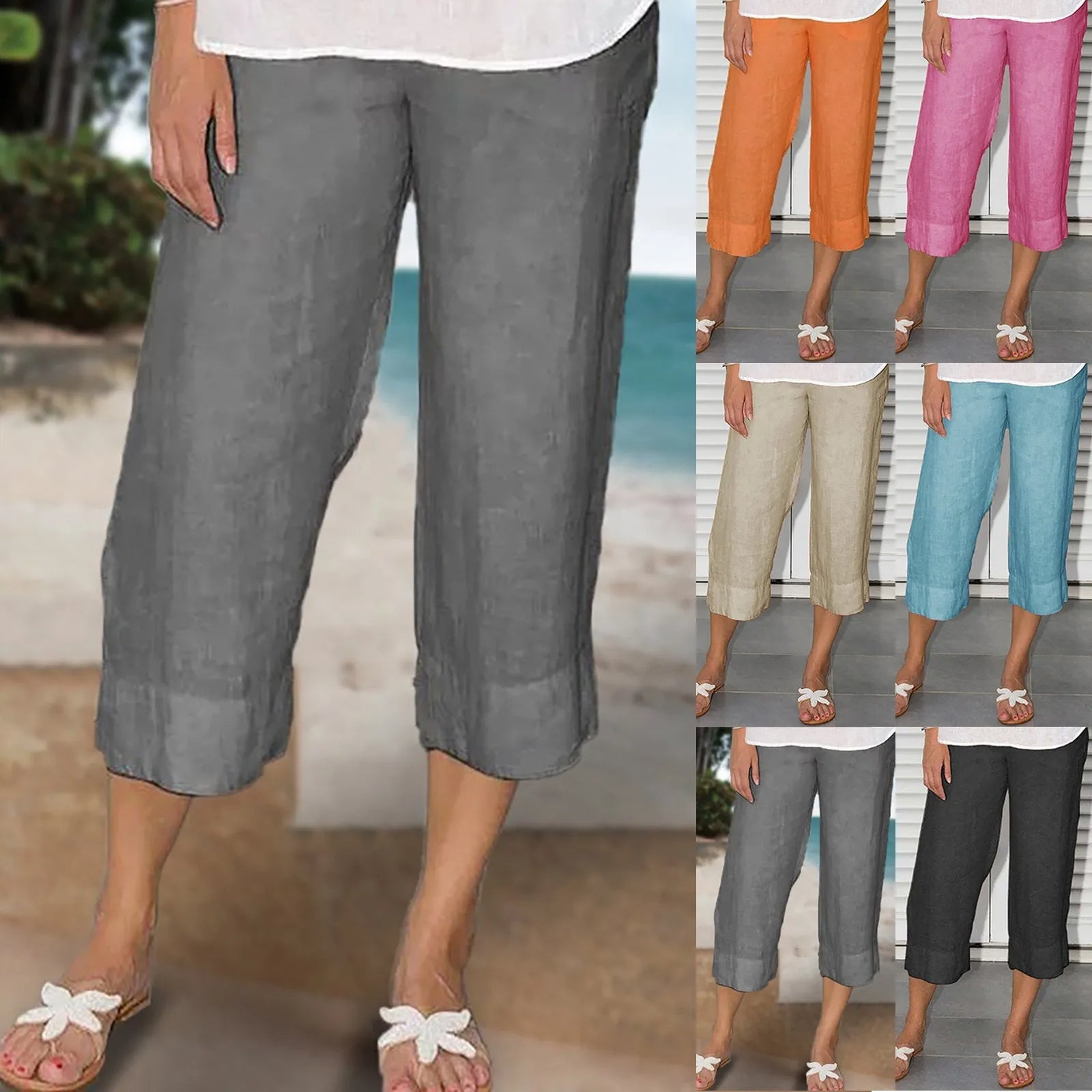 Quai | Casual Linen Trousers