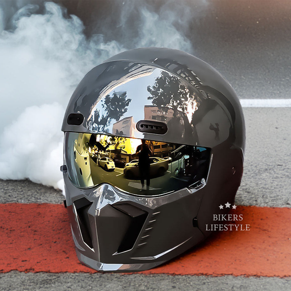 Retro Classic Motorcycle Helmet DOT And ECE Approved Timeless Look