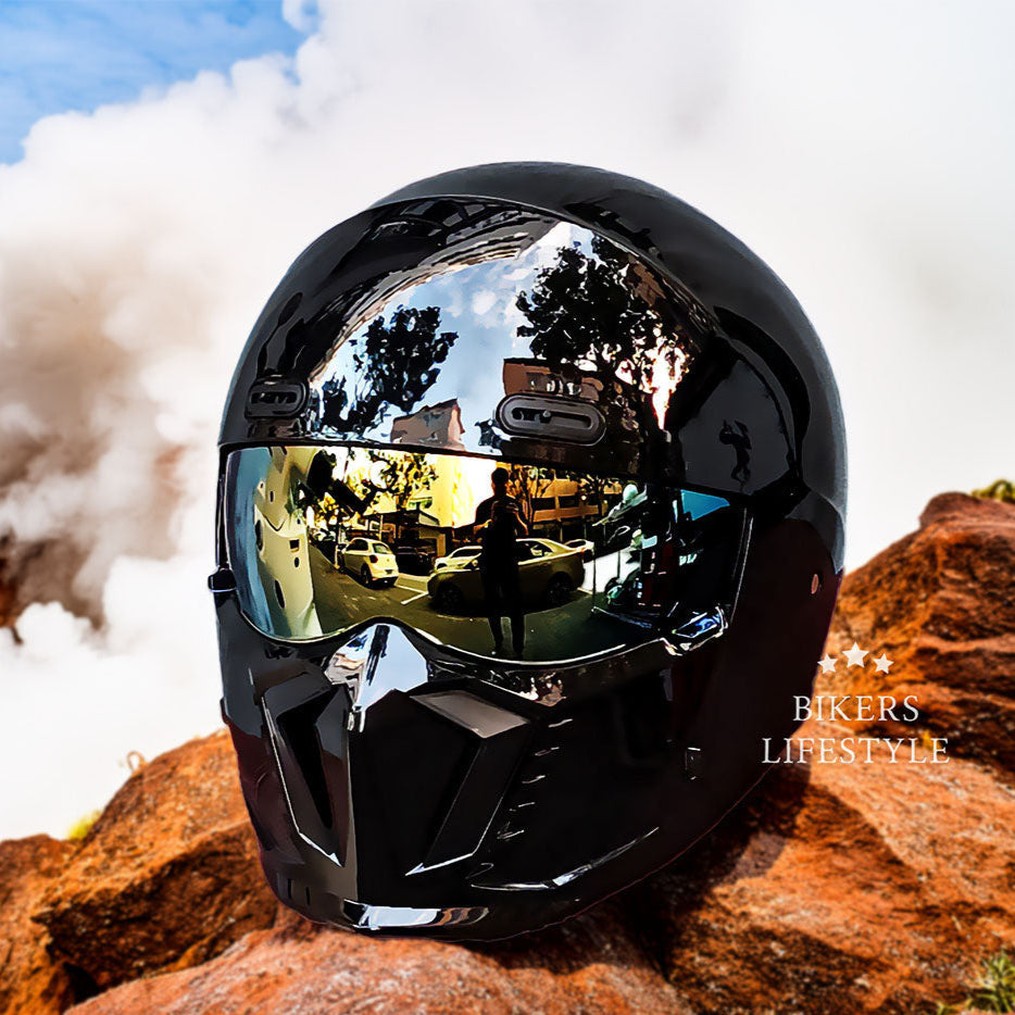 Retro Classic Motorcycle Helmet DOT And ECE Approved Timeless Look
