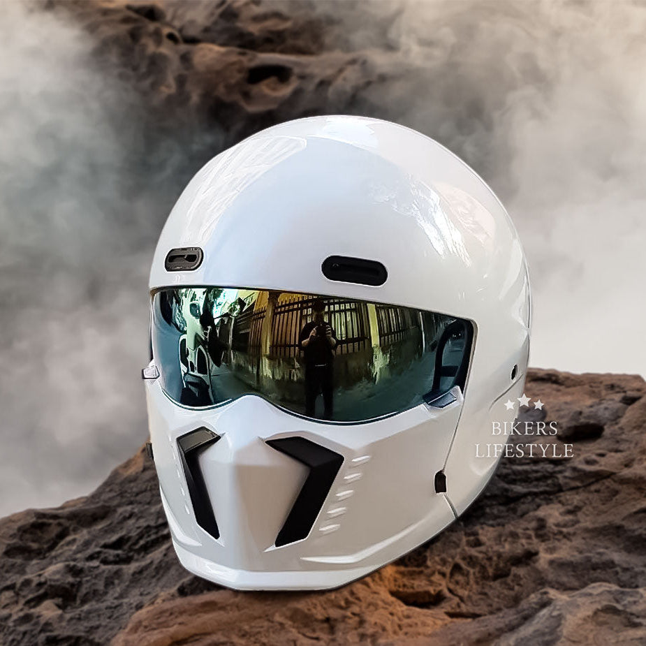Retro Classic Motorcycle Helmet DOT And ECE Approved Timeless Look