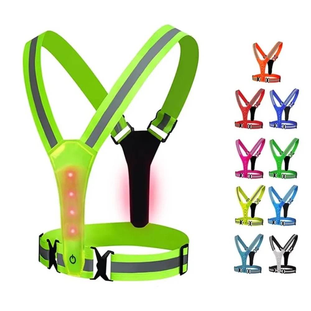 RUNSPARK – Adjustable LED Vest – 3 Modes for Safe Night Training