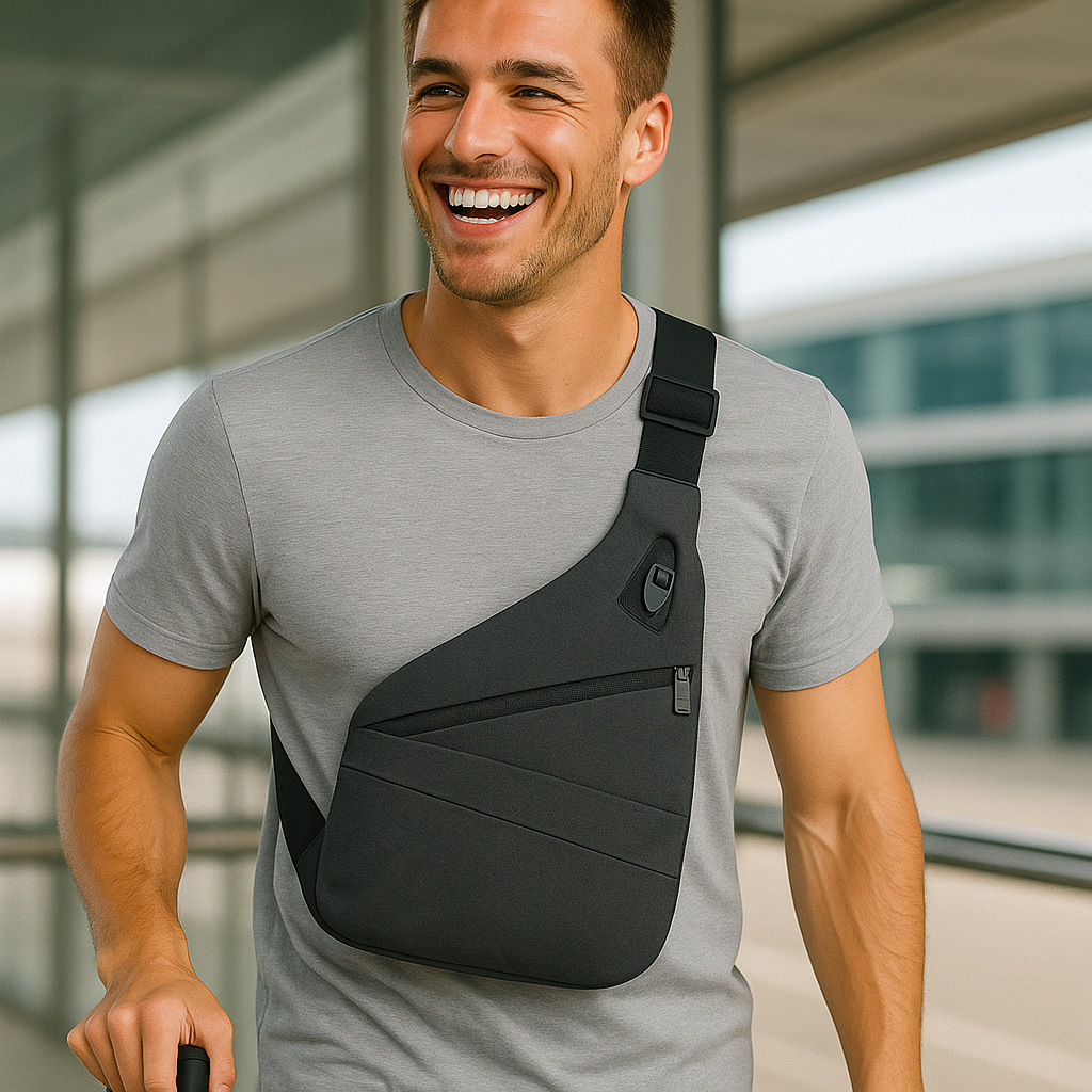 SAFESTRIDE | Travel bag with anti-theft shoulder strap