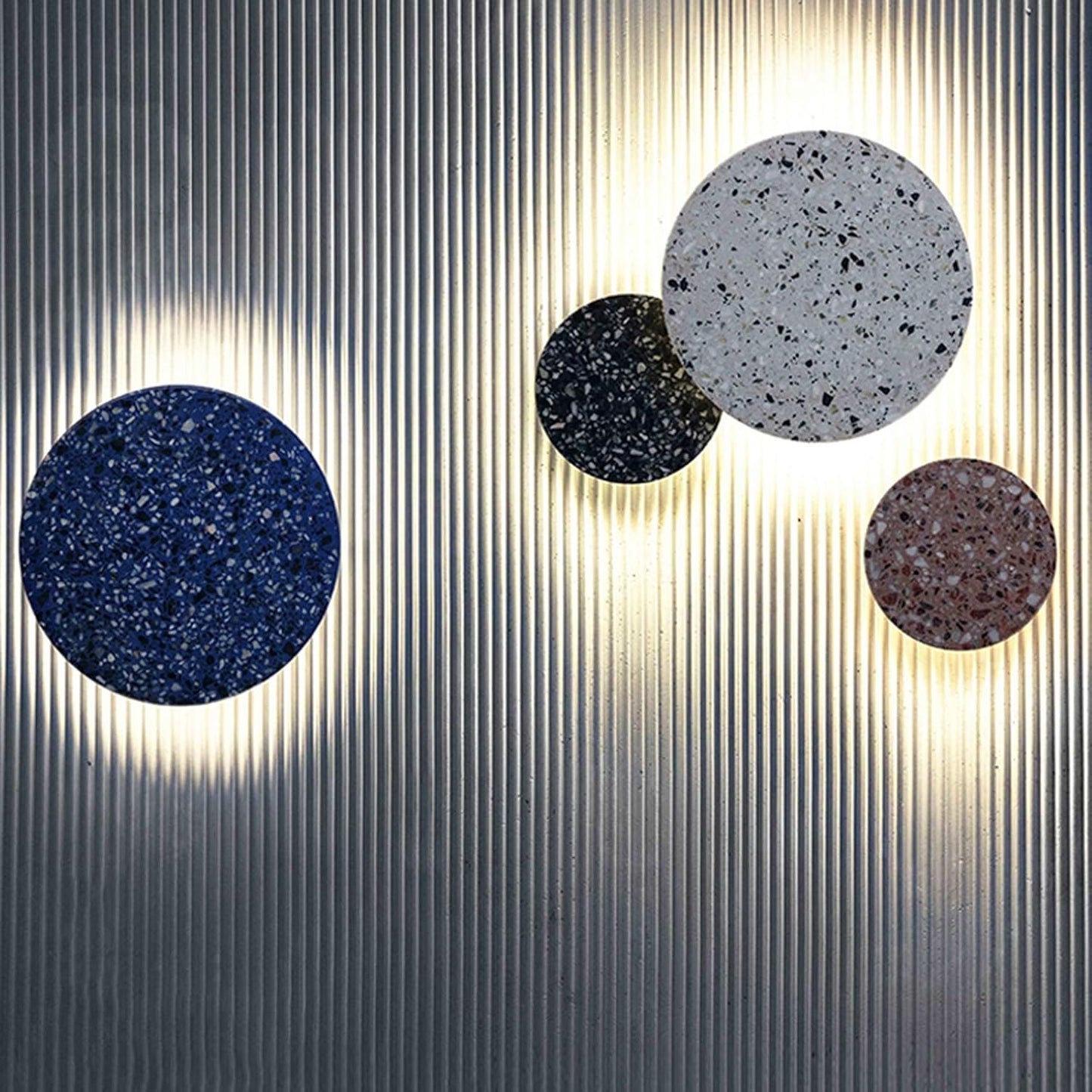 Scandinavian Wall Lamp Unique Combination of Terrazzo and Warm Light