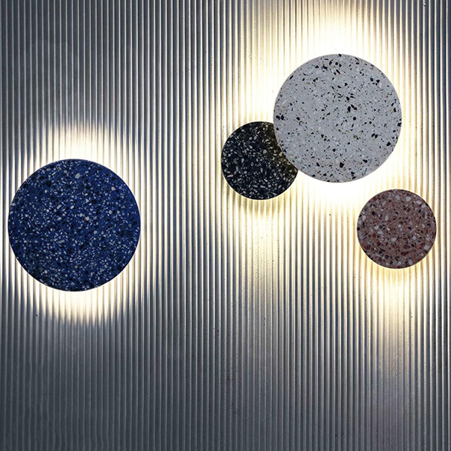 Scandinavian Wall Lamp Unique Combination of Terrazzo and Warm Light