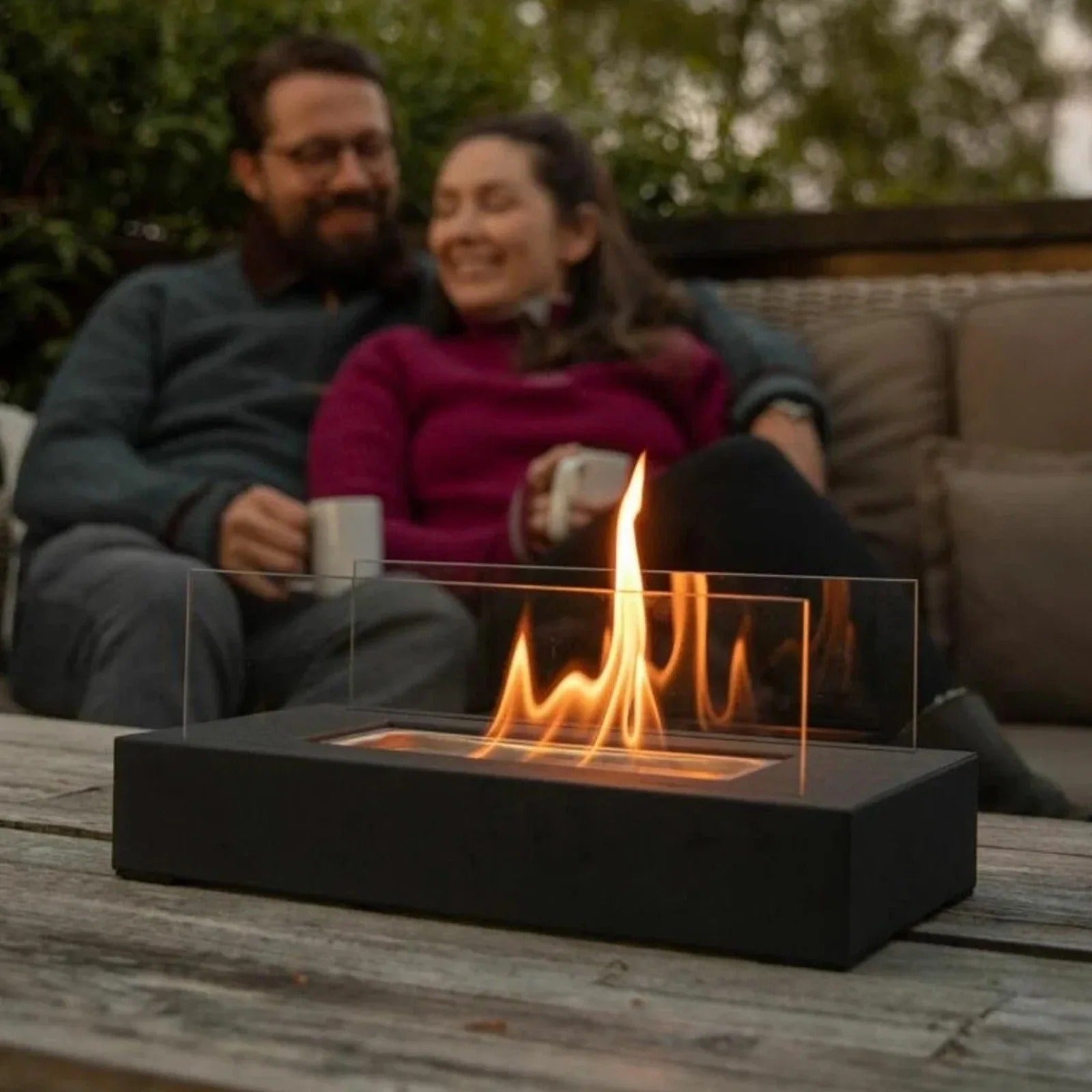 Serenity Flame Luxury Fire Pit – Create Magical Evenings with Fire and Style