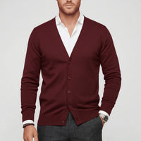 Cardigan med slim fit og lange ærmer
