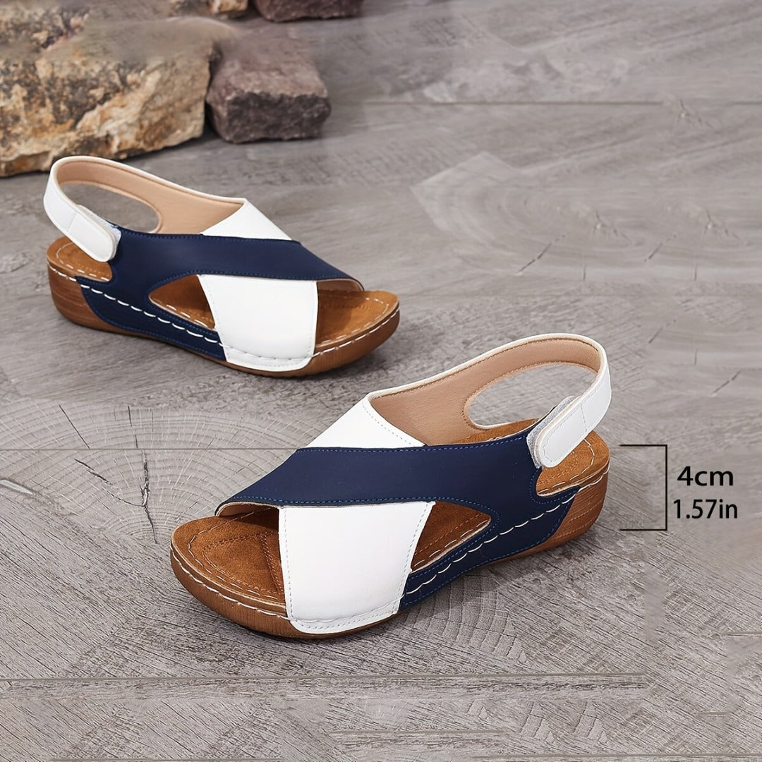 Slope Heel Sandals