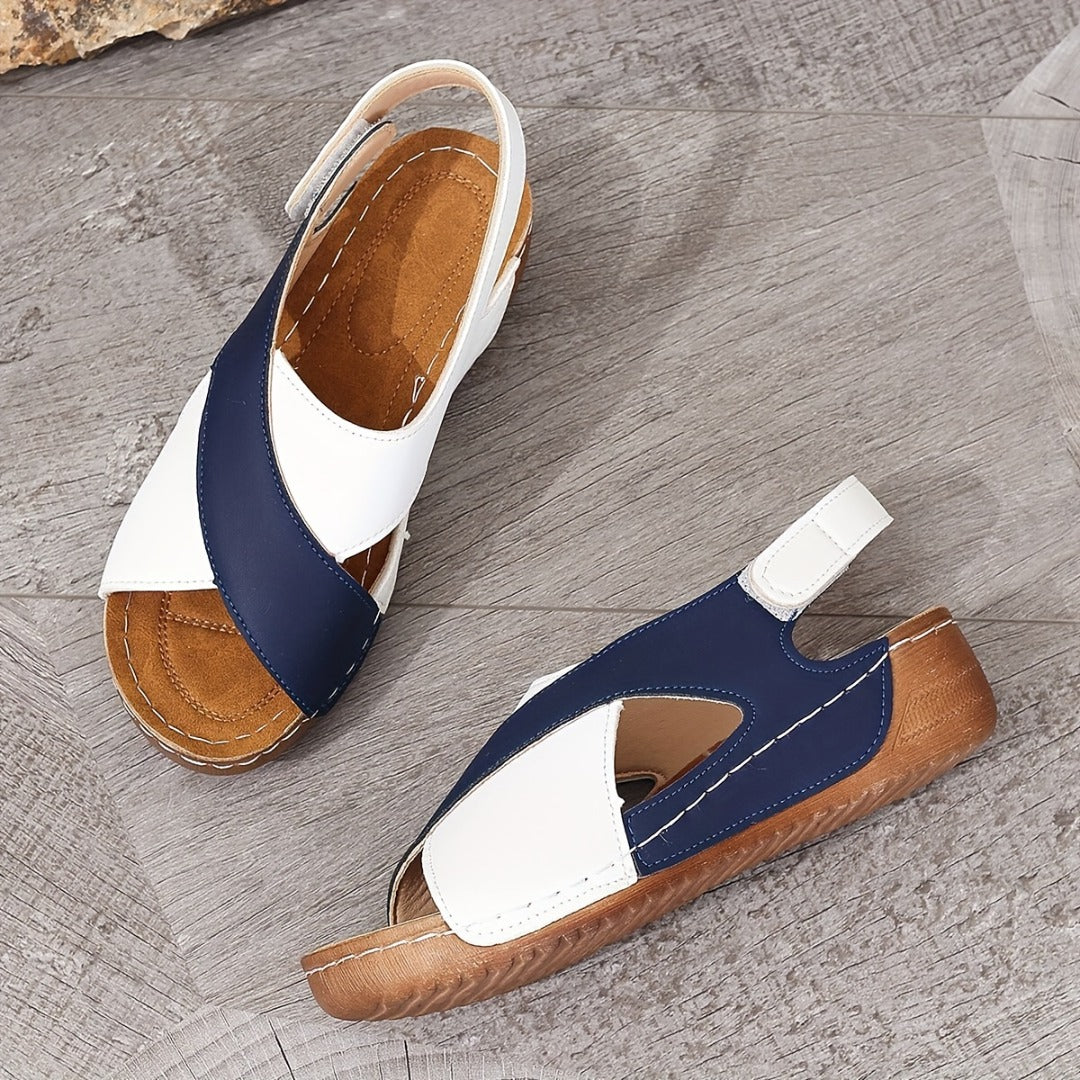 Slope Heel Sandals