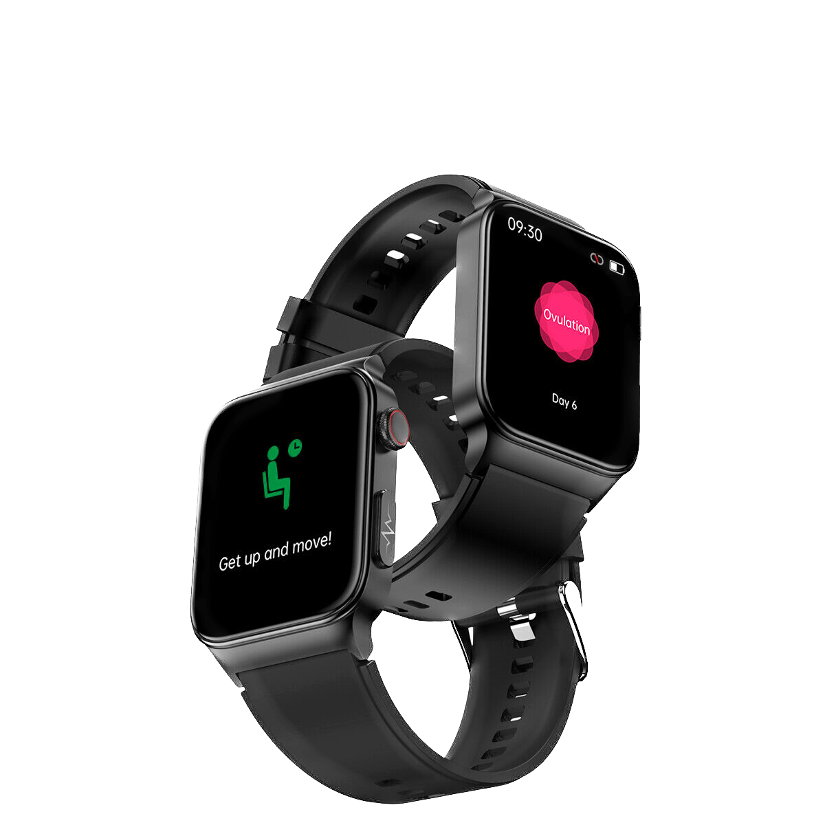Smartwatch Blood Glucose Monitor ECG Heart Rate Fitness Tracker