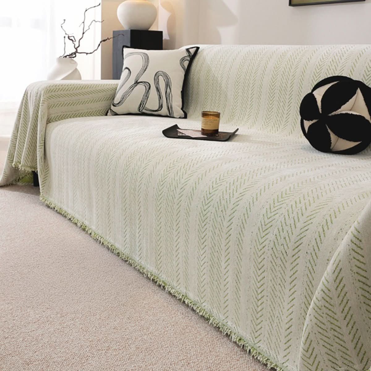 SNUGGLETEXTILE – Scratch-resistant & washable sofa cover made of chenille