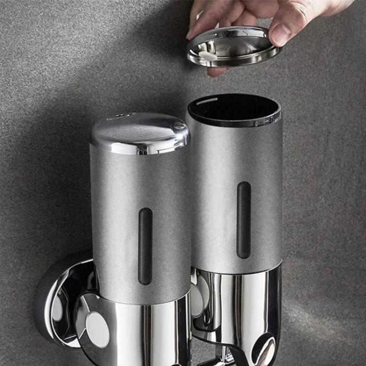 SOAPFORT – High-quality wall-mounted soap dispenser with elegant stainless steel design