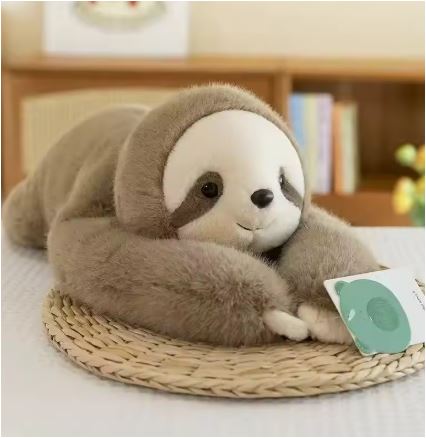 Soft CuddleSphere Pillow – Comfortable Relaxation Companion in Eco-Friendly Faux Fur, 45 cm