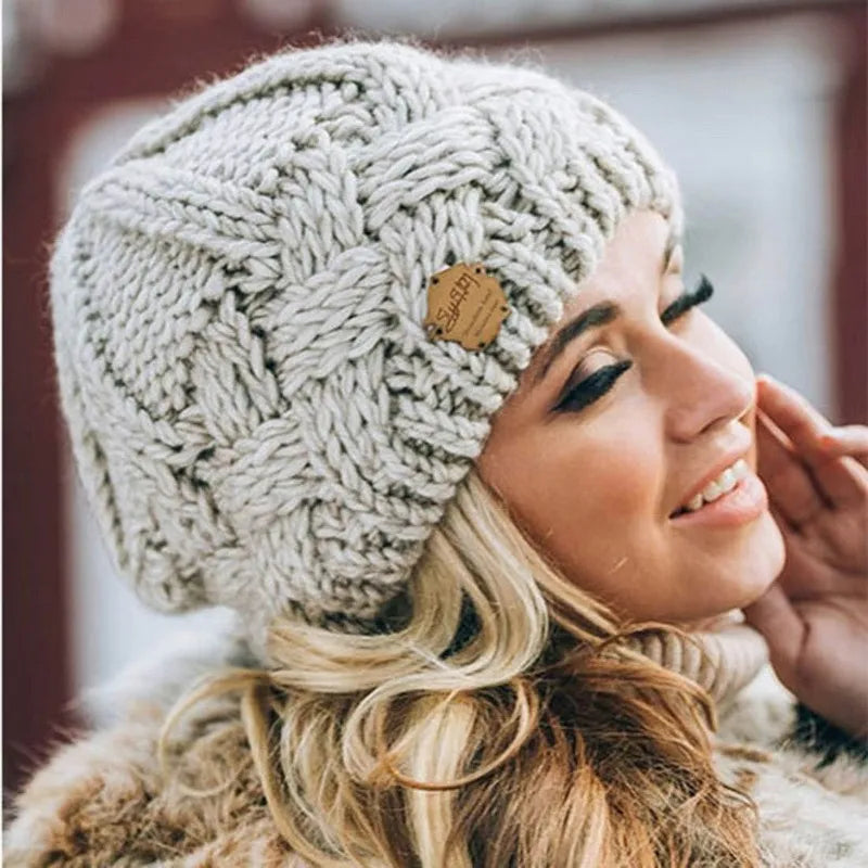 Soft, fashionable knitted hat