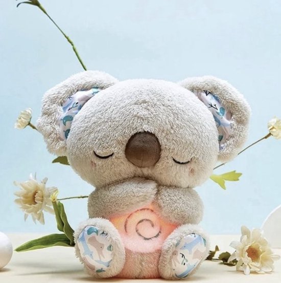 Soothing Plush Toy with Light and Sound for Children, Soft and Safe for Cuddling