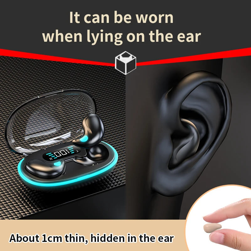 SoundBeats - Minimal Ultra Thin Wireless HiFi Earbuds for Sleep & Comfort
