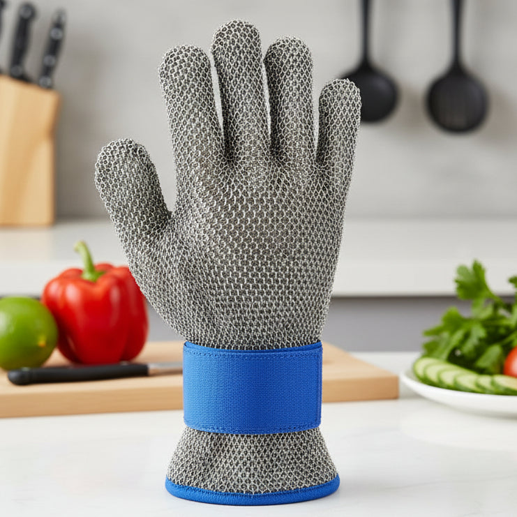 STEELSAFE PRO - Stainless Steel Safety Gloves with Maximum Cut Resistance