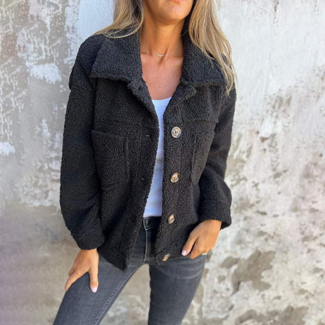 Stilfuld efterårsjakke med elegant pasform