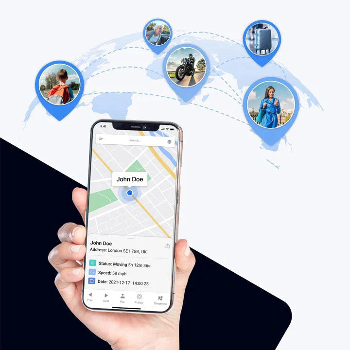 Subscription-free mini magnetic GPS tracker - Real-time tracking for security and surveillance