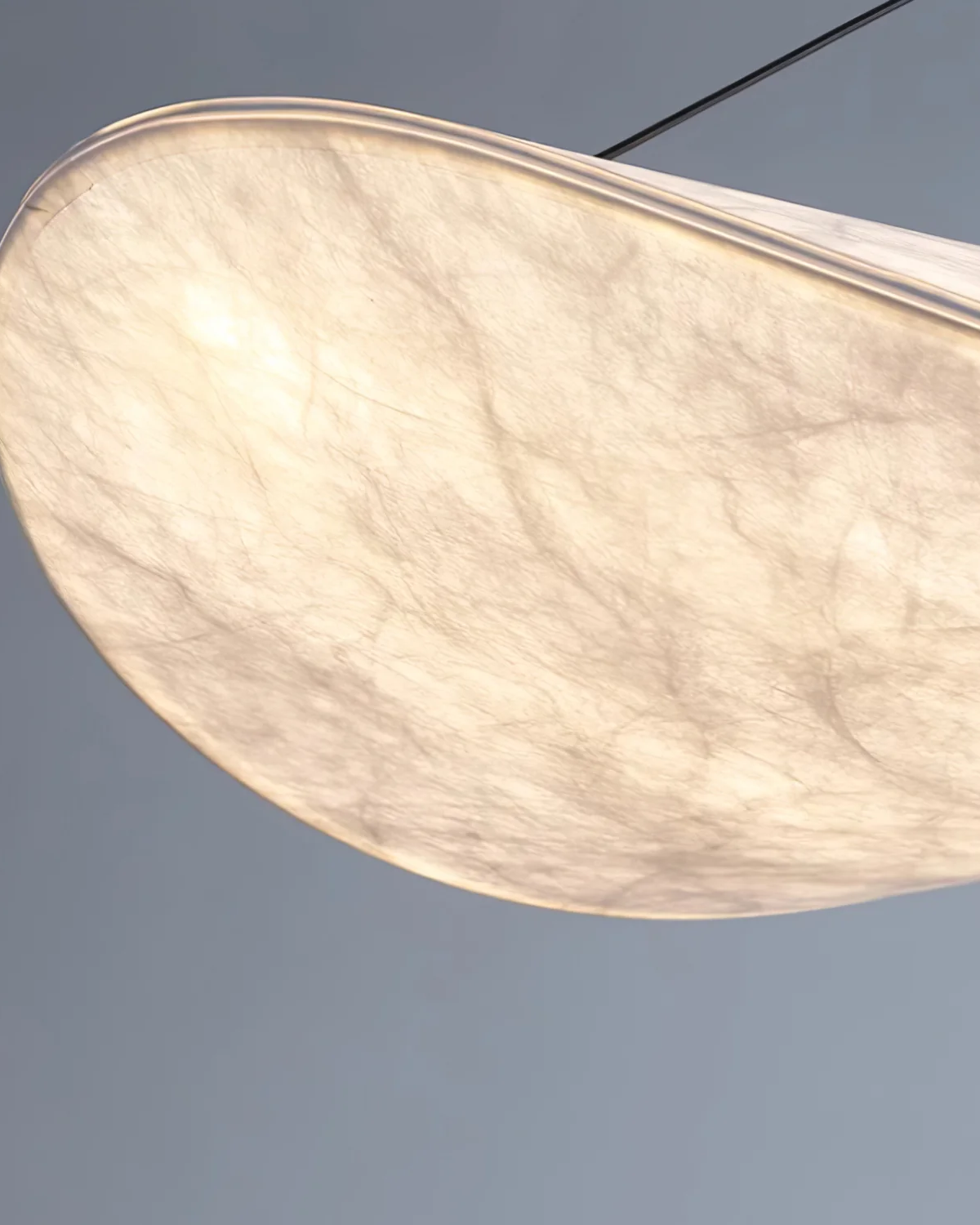 Subtle Japandi Lamp with Eclipse Light Effect
