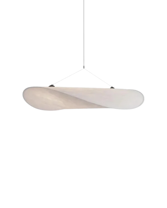 Subtle Japandi Lamp with Eclipse Light Effect