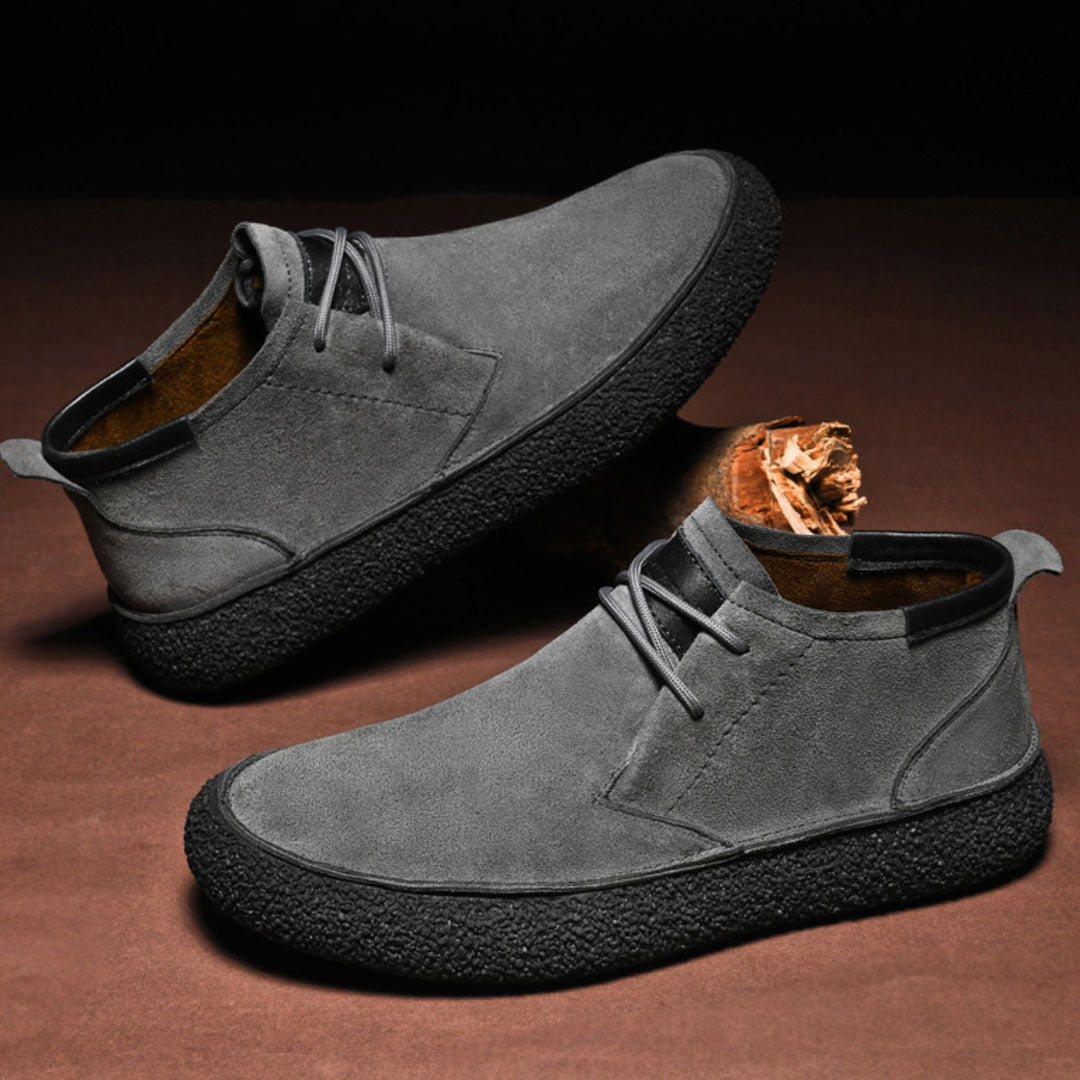 SuedeStride™ — Command Every Step with Unshakable Confidence and All-Day Comfort